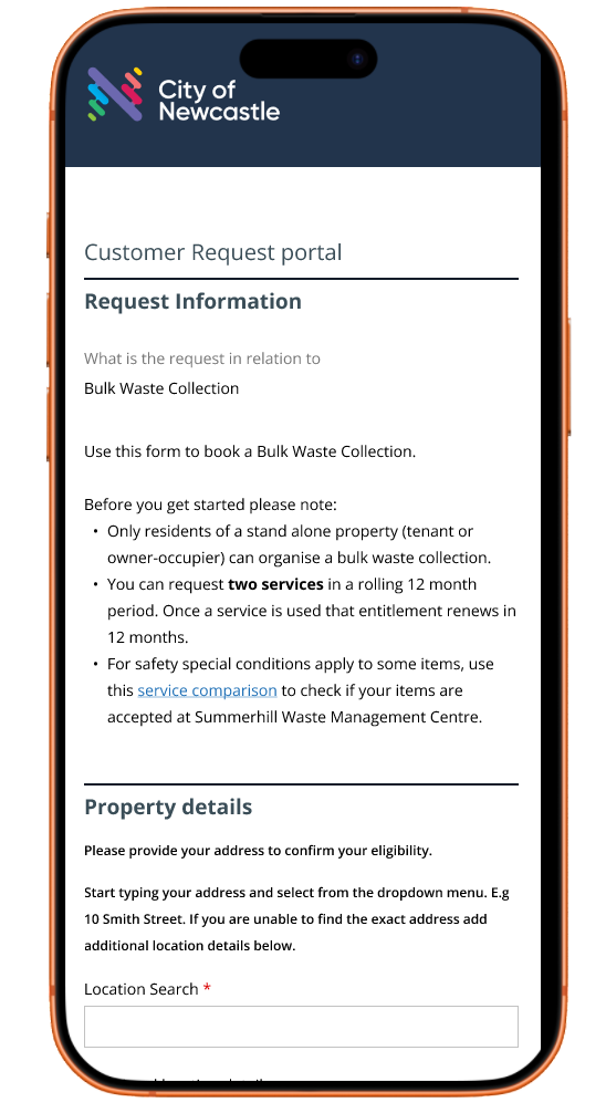 Prototypes in mobile view