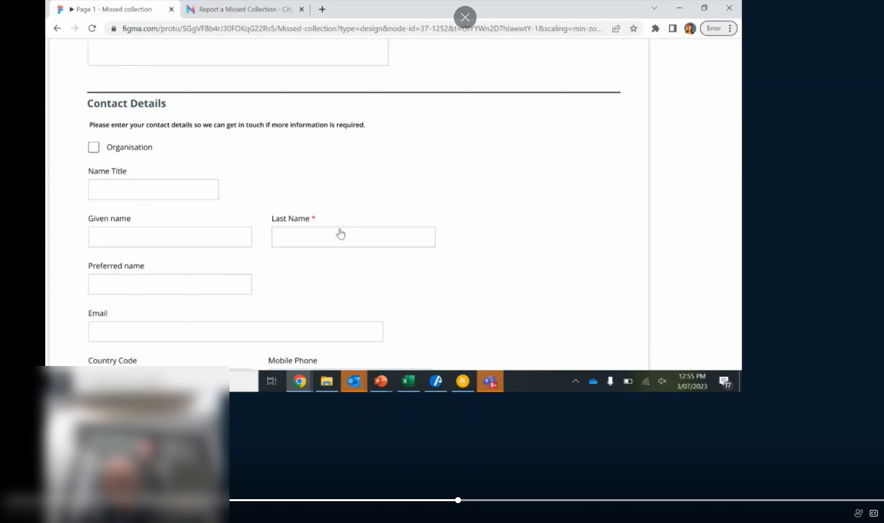 Prototype testing - Interview sessions on Lookback