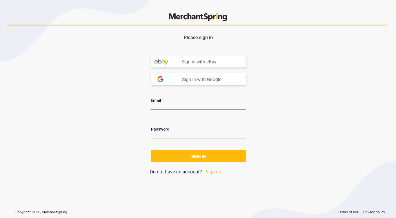 Sign in or Sign up to connect a marketplace